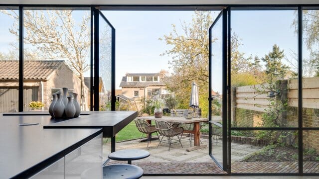 Opening MHB Steel windows and doors to prevent condensation forming on windows